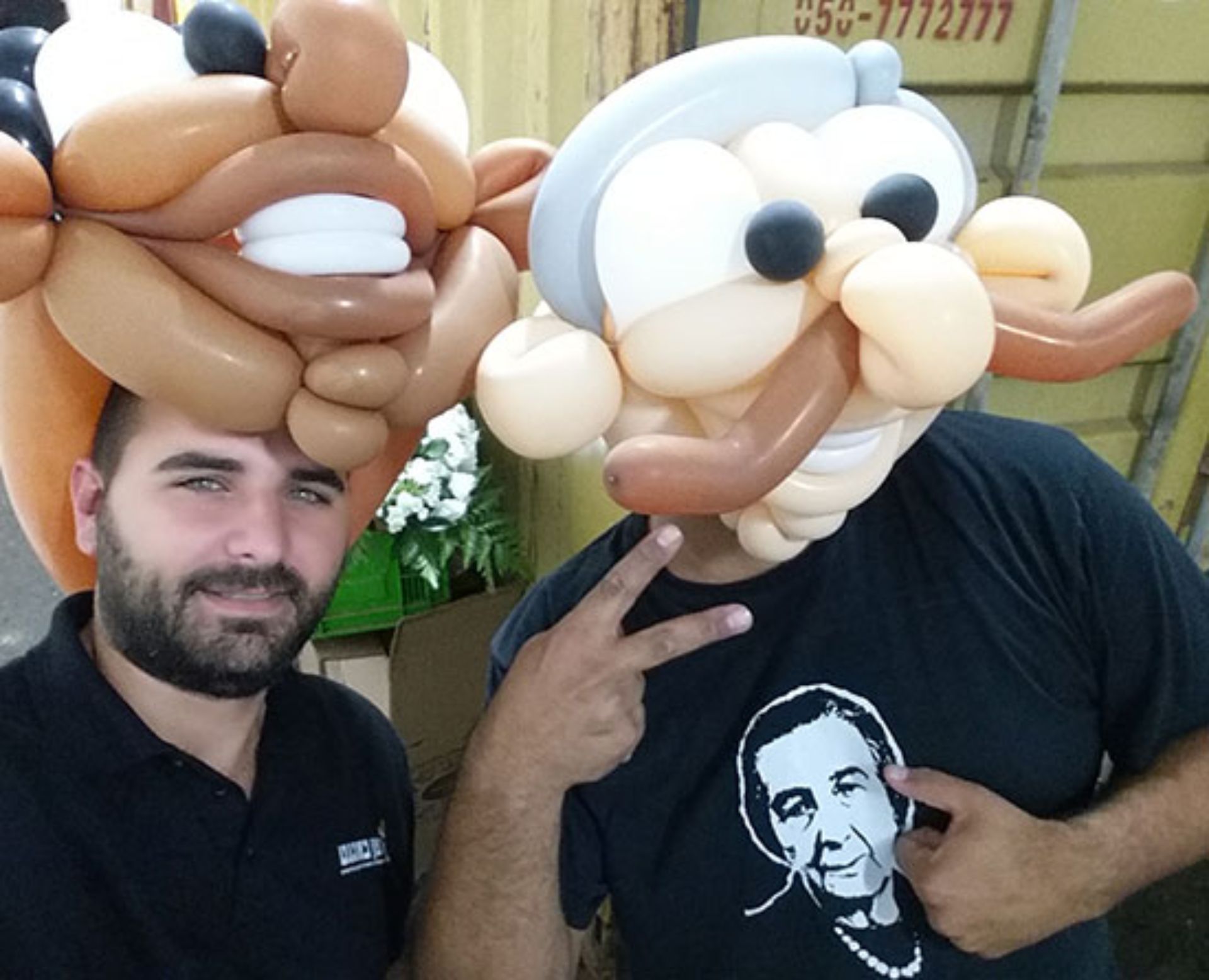 בלונים בצורות שונות