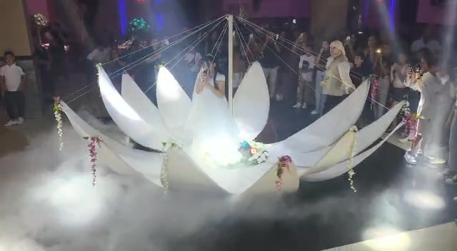 פרח נפתח ומלבלב