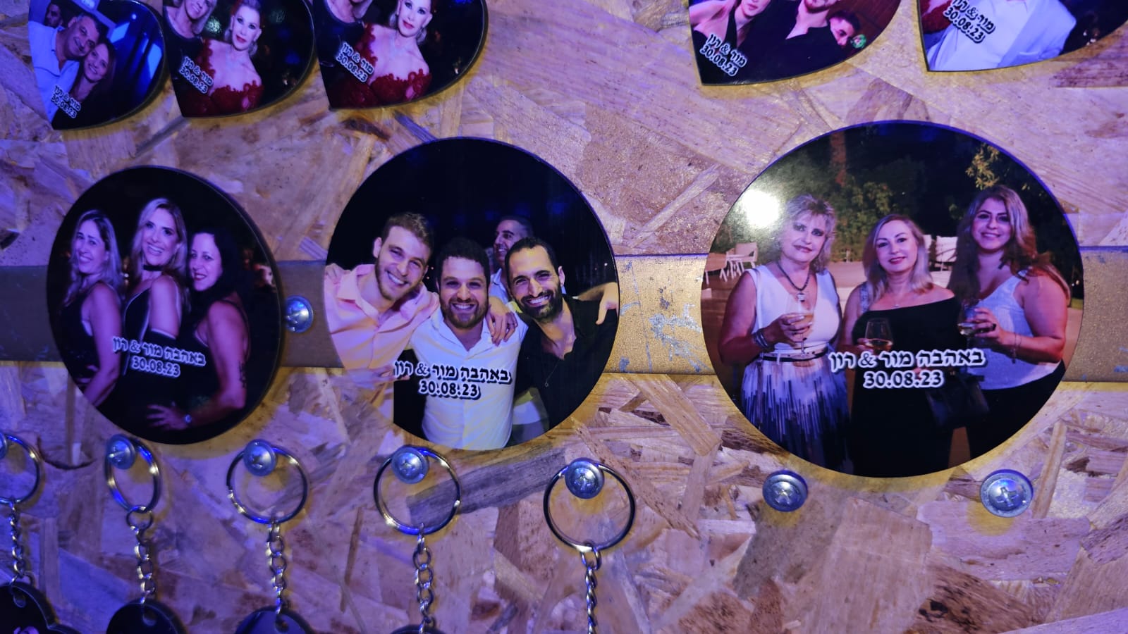 מגנטים עגולים מעץ 8