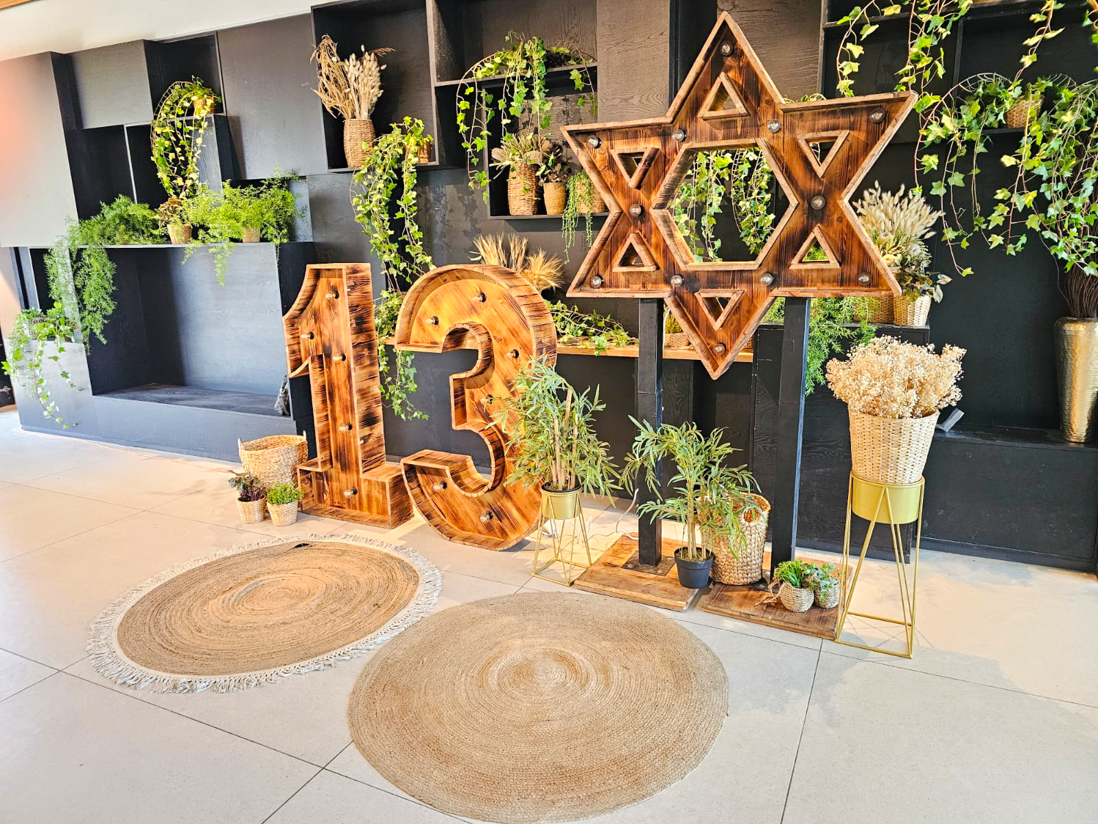 אותיות וקירות לבר מצווה