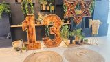 מגן דוד ענק מעץ 12