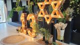 מגן דוד ענק מעץ 8